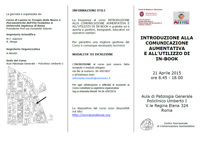 Introduzione alla Comunicazione Aumentativa e all'utilizzo di In-Book –  Angsa Lazio